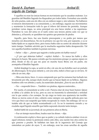 Anibal el orgullo de cartago (david durham)