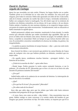 Anibal el orgullo de cartago (david durham)