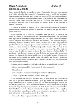 Anibal el orgullo de cartago (david durham)