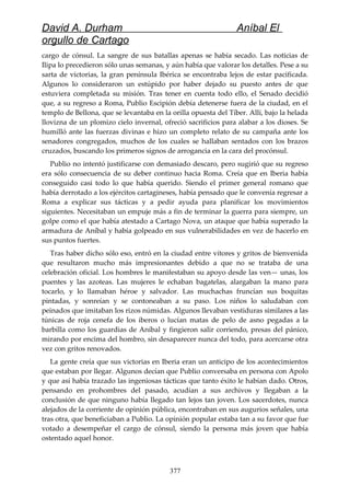 Anibal el orgullo de cartago (david durham)