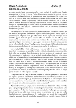 Anibal el orgullo de cartago (david durham)