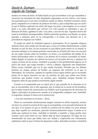 Anibal el orgullo de cartago (david durham)