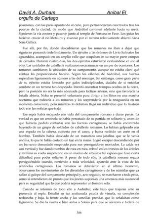 Anibal el orgullo de cartago (david durham)