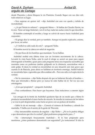 Anibal el orgullo de cartago (david durham)