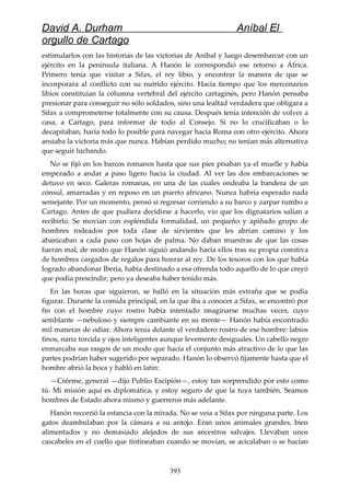 Anibal el orgullo de cartago (david durham)