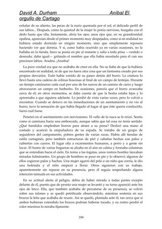 Anibal el orgullo de cartago (david durham)