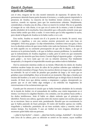 Anibal el orgullo de cartago (david durham)