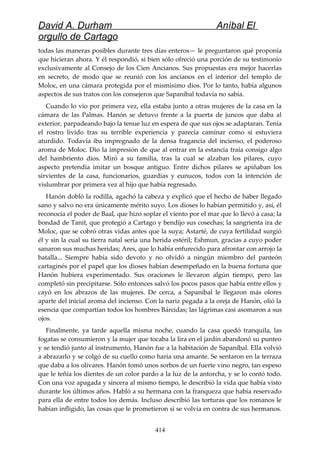 Anibal el orgullo de cartago (david durham)