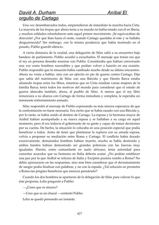 Anibal el orgullo de cartago (david durham)