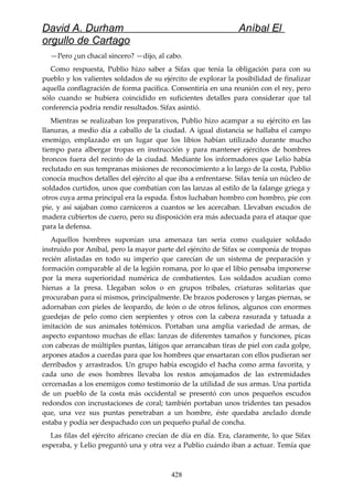 Anibal el orgullo de cartago (david durham)