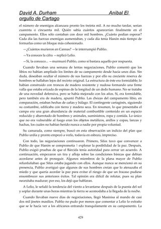 Anibal el orgullo de cartago (david durham)