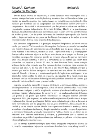 Anibal el orgullo de cartago (david durham)