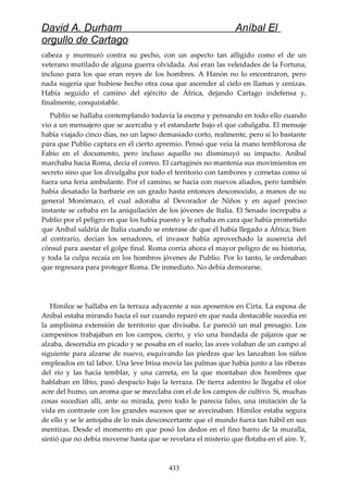 Anibal el orgullo de cartago (david durham)