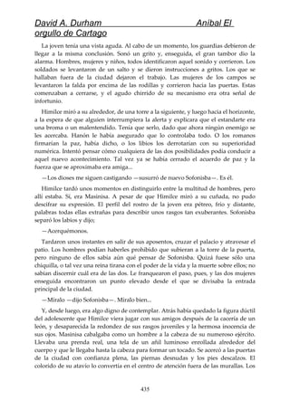 Anibal el orgullo de cartago (david durham)