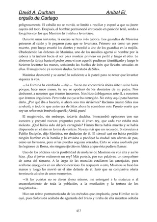 Anibal el orgullo de cartago (david durham)