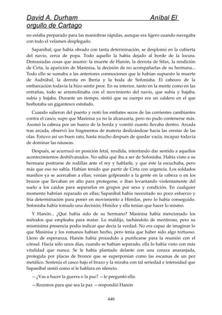 Anibal el orgullo de cartago (david durham)