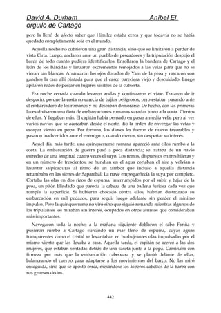 Anibal el orgullo de cartago (david durham)