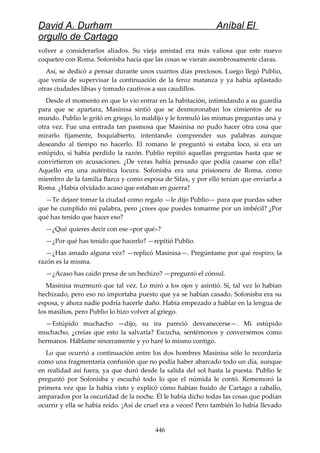 Anibal el orgullo de cartago (david durham)