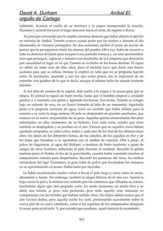 Anibal el orgullo de cartago (david durham)