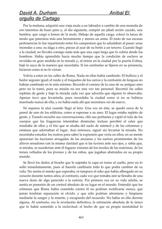 Anibal el orgullo de cartago (david durham)