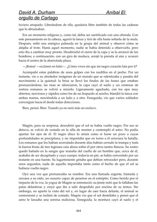 Anibal el orgullo de cartago (david durham)