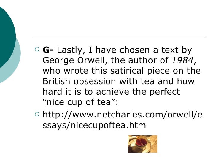 A Nice Cup Of Tea A Nice Cup Of Tea