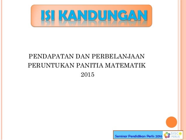 Buku Pengurusan Panitia Matematik