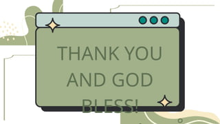 THANK YOU
AND GOD
BLESS!
 