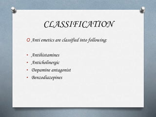 Aniemetics, Emetics, Purgatives Drugs | PPT