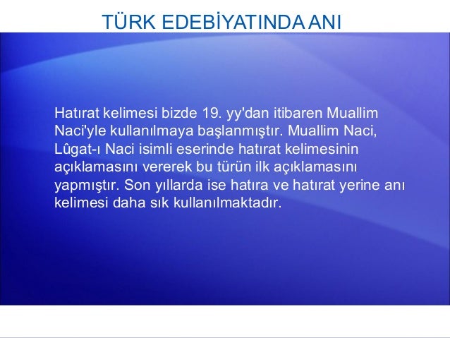 ani hatira