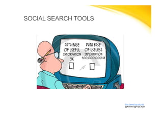 SOCIAL SEARCH TOOLS
http://www.fog-city.de/
@Adirana @FogCitySF
 