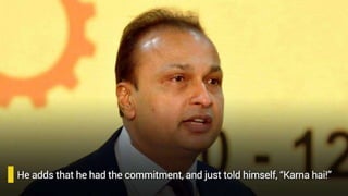 Anil Ambani The Secret Behind Being A Super Jock PPT