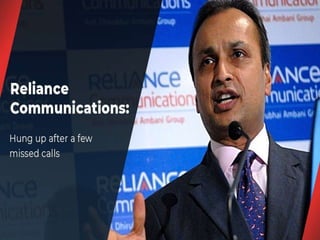 Reliance Communications: Hung Up After a Few Missed Calls