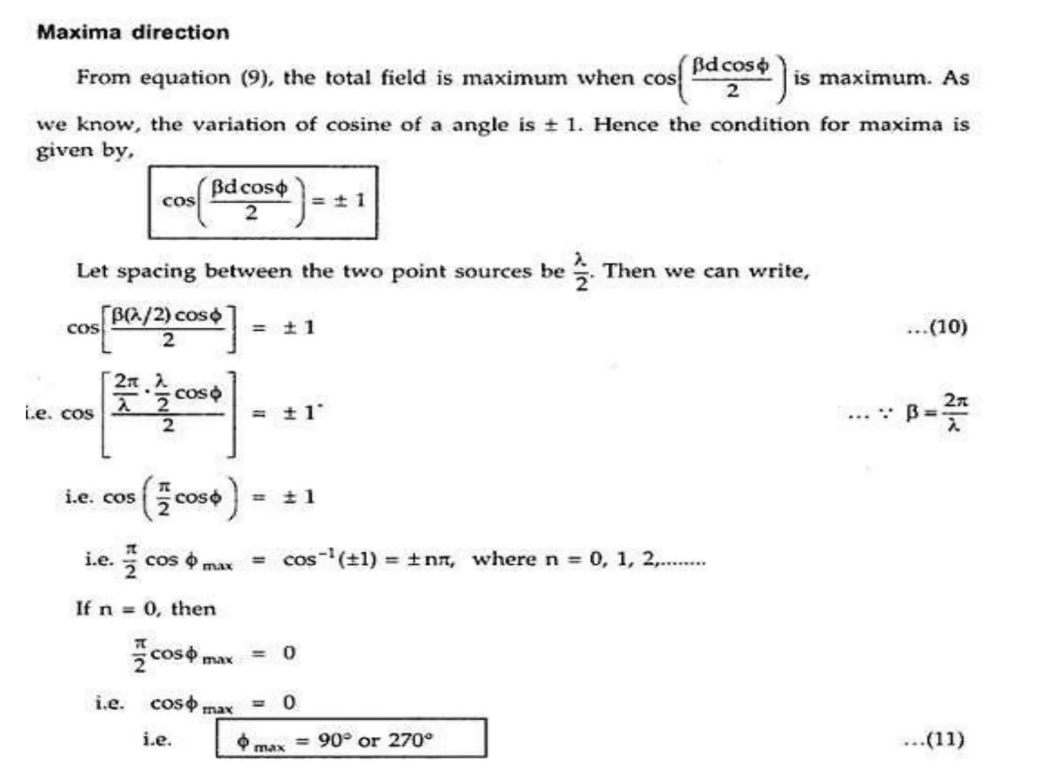 Antennas - Array of point sources | PPTX