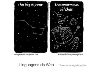 Linguagens da Web Formas de signiﬁcações
 
