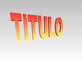 TITULO 