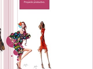 Con unas excelentes materias…Teoría del color.Figurín.Técnicas de ilustración.Manejo escénico.Historia de la moda.Mercadeo.FotografíaEstampaciónProyecto productivo.