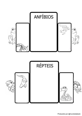 Produzido por @mundodabeck
ANFÍBIOS
RÉPTEIS
 