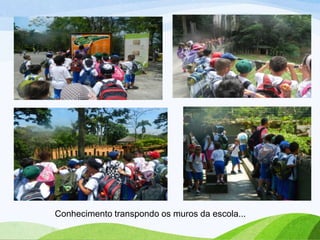 Conhecimento transpondo os muros da escola...

 