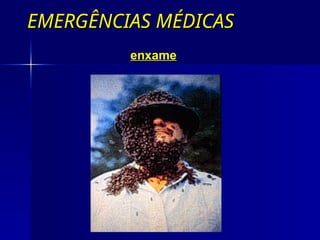 EMERGÊNCIAS MÉDICAS
EMERGÊNCIAS MÉDICAS
enxame
 