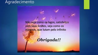 Agradecimento
Obrigada!!
 