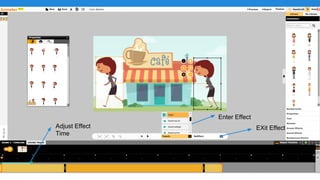 Enter Effect 
Adjust Effect EXit Effect 
Time 
 