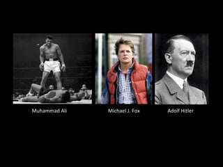 Muhammad Ali Michael J. Fox Adolf Hitler 