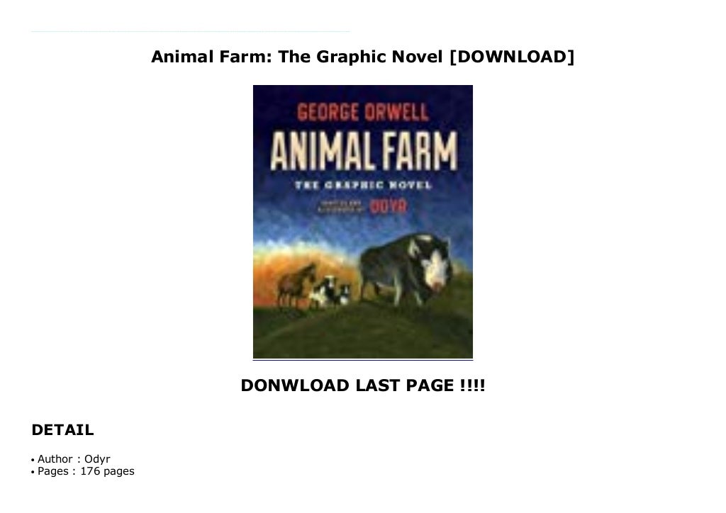 Animal Farm The Graphic Novel [DOWNLOAD]
