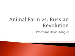 Professor David Koogler 