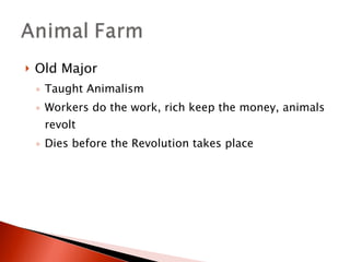 Animal Farm Symbolism of the Russian Revolution PPT and Crossword ...