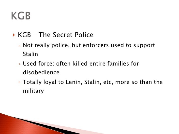 The Cheka - Animal Farm --> Russian Revolution