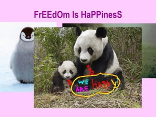 FrEEdOm Is HaPPinesS 