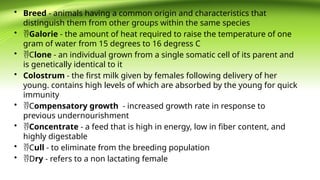 ANIMAL-SCIENCE-WEEK-2 terminologies in animal science | PPTX