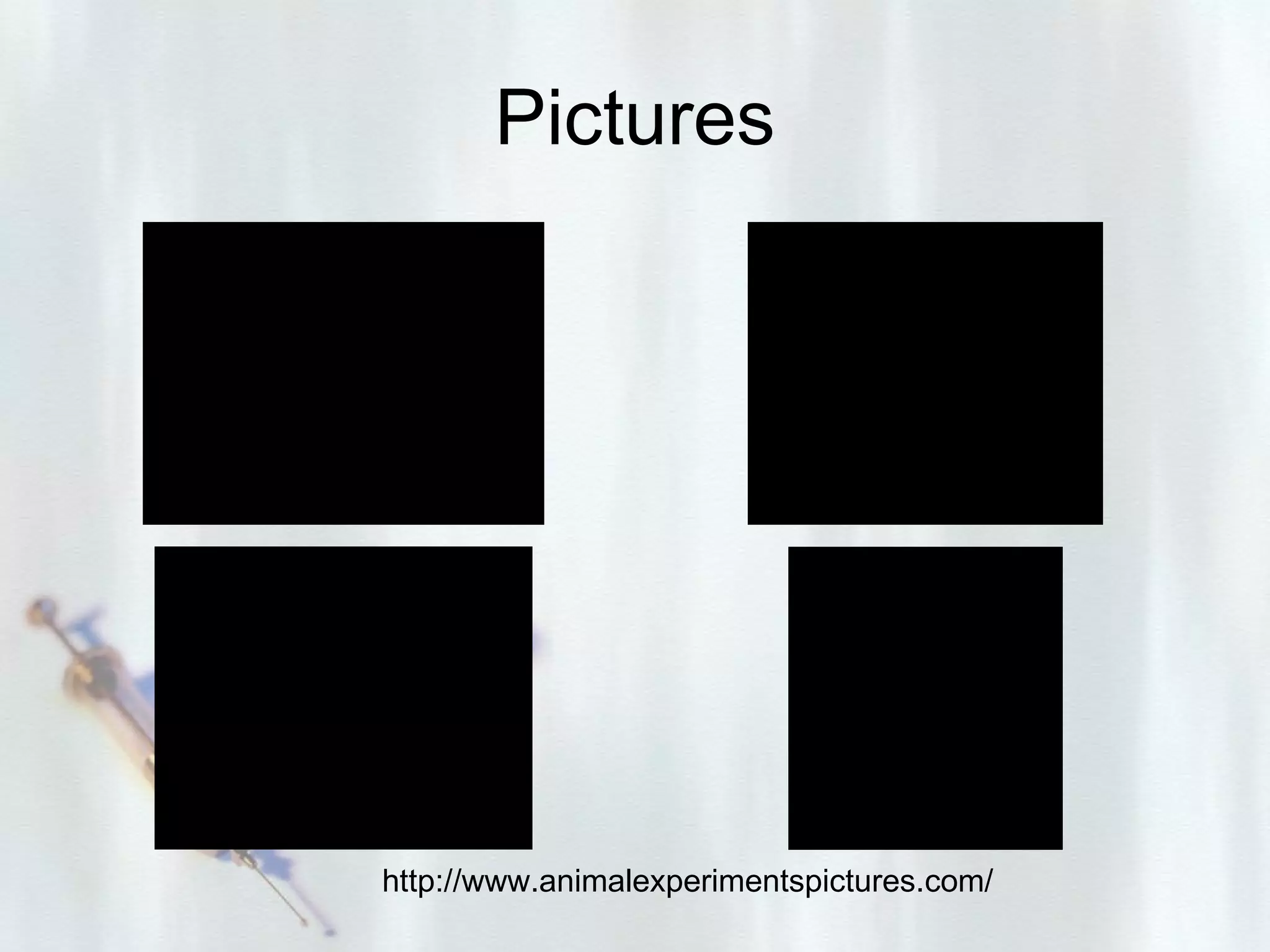 Pictures http://www.animalexperimentspictures.com/ 